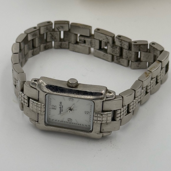 Kenneth Cole New York Silver Rectangular Watch - Picture 2 of 8